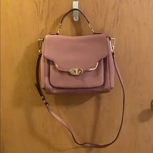 Mauve pink Coach purse